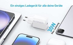 Anker 312 ist ein neues USB-C-Ladegerät mit 30 W Leistung für eine Vielzahl von Geräten, das im Bundle günstiger erhältlich ist. (Bild: Amazon)