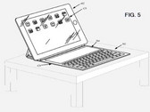 Könnte das Touch-Panel über der Tastatur so aussehen wie auf dem Patent für ein smarteres iPad-Cover?