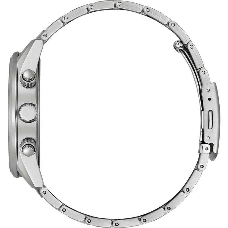 Seitenansicht des Citizen World Chronograph A.T. AT8260-85X