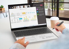 Das Compal AI Book ersetzt das Trackpad durch einen großen E-Ink-Touchscreen.