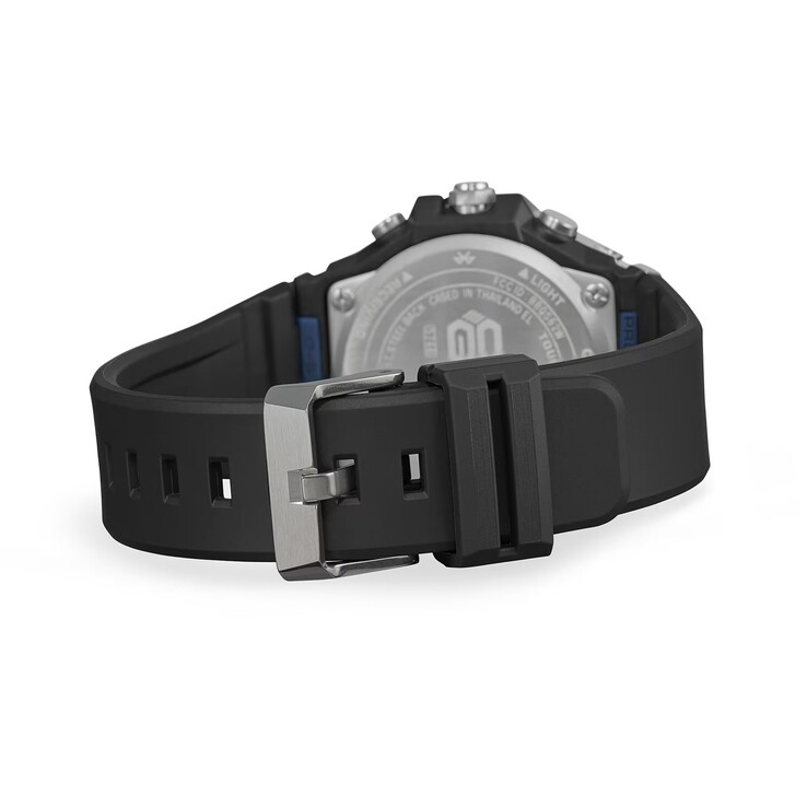 Die Casio GST-B1000-2A mit schwarzem Resin-Armband