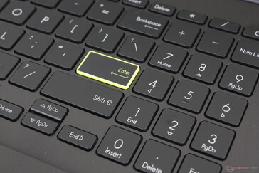 Die farbige Eingabetaste ist ein Feature, welches auf den VivoBooks erstmals 2020 eingeführt wurde