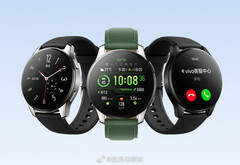 Die Vivo Watch 2 setzt offenbar auf ein rundes Display mit recht schmalen Bildschirmrändern. (Bild: Digital Chat Station, Weibo)