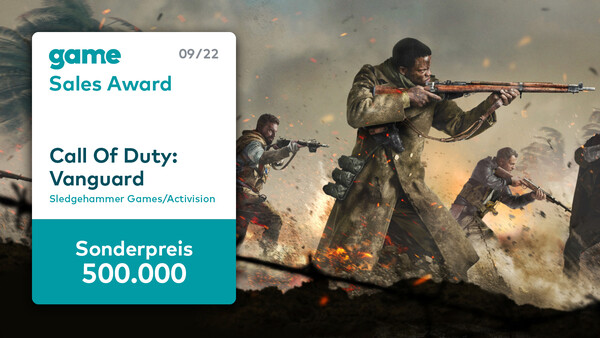 Sales Award Sonderpreis für Call of Duty: Vanguard