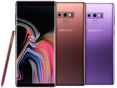 Zwei weitere Farben für das Samsung Galaxy Note 9: Copper Gold und Lavender Purple.
