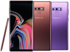 Zwei weitere Farben für das Samsung Galaxy Note 9: Copper Gold und Lavender Purple.