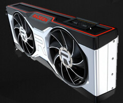 Dieses Render-Bild zeigt, wie die AMD Radeon RX 5700 oder die RX 5800 aussehen könnte. (Bild: JayzTwoCents)