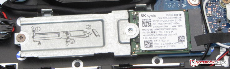 Eine SSD dient als Systemlaufwerk.