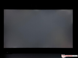 Nur minimale Lichthöfe an den Rändern (hier verstärkt dargestellt)