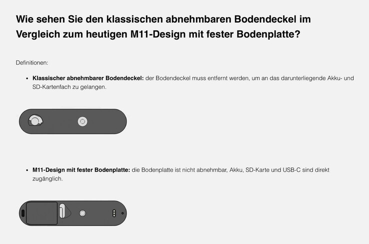 Leica zeigt auf der unteren Grafik ein Design, das keiner bereits erhältlichen Kamera entspricht.