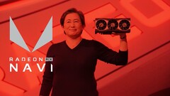 Dr. Lisa Su hat bereits eine erste Radeon RX 6000 Grafikkarte präsentiert, allerdings ohne näher auf die Technik einzugehen. (Bild: AMD / Notebookcheck)