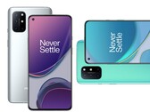 Das OnePlus 8T legt auf Amazon los, in zwei Speichervarianten und den Farben Lunar Silber und Aquamarine Grün.