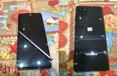 Neues/Altes Galaxy Note10 Lite mit S-Pen und upgedatetem Kamera-Design für 2020.
