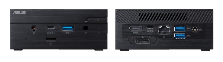 Das Simply NUC Aspen von vorne und hinten (Bild: Simply NUC)