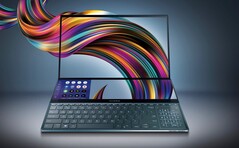 Asus erweitert sein Protfolio an Dual-Screen-Notebooks um ein neues Gaming-Flaggschiff. (Bild: Asus)