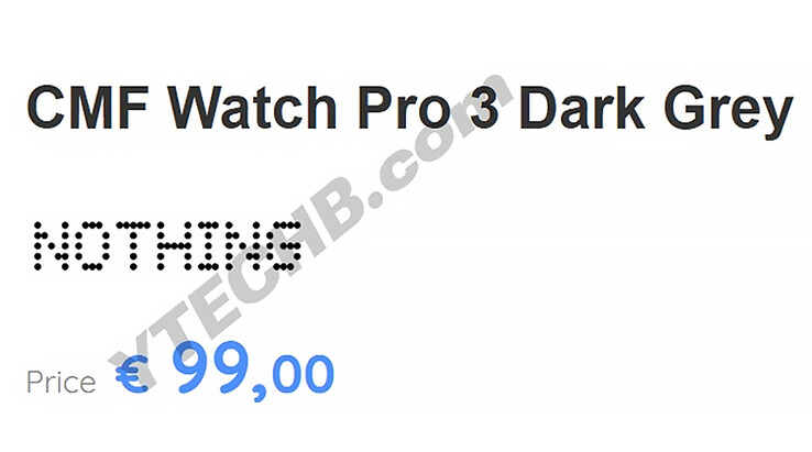 CMF Watch Pro 3 Preisleak