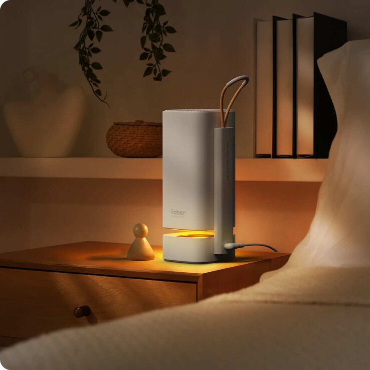 Das Modell kann auch als Beleuchtung verwendet werden (Bildquelle: Yaber)