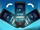 Sensation von Samsung? Vielleicht sehen wir bald ein Smartphone mit Triple-Display als Fächer.