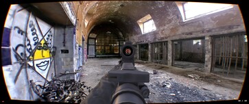 Im Bild: Ein Screenshot aus der 3D Gaussian Splatting-Demo im Browser.