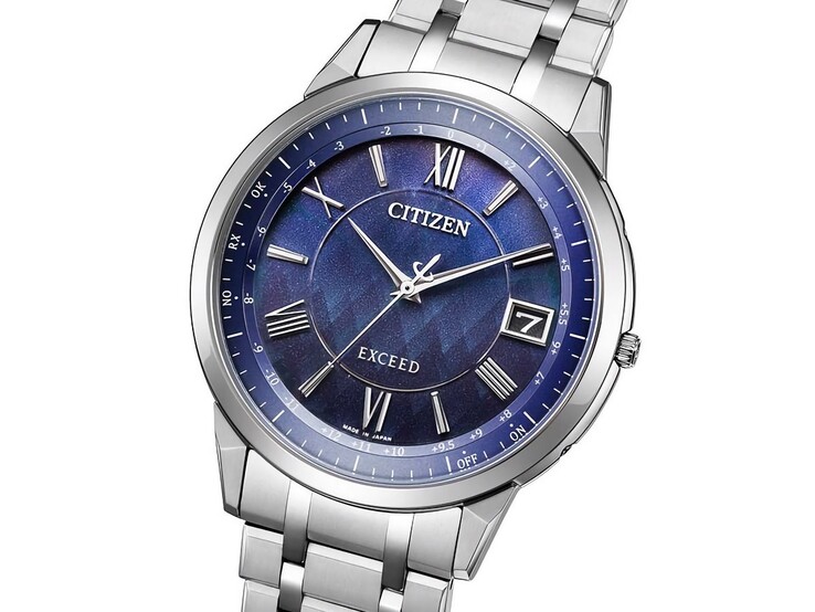 Citizen Exceed “Morning in the Sacred Forest” Eco-Drive Uhr mit blauem Zifferblatt