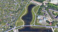 GNSS-Testfahrt (41 mm): Seeumrundung