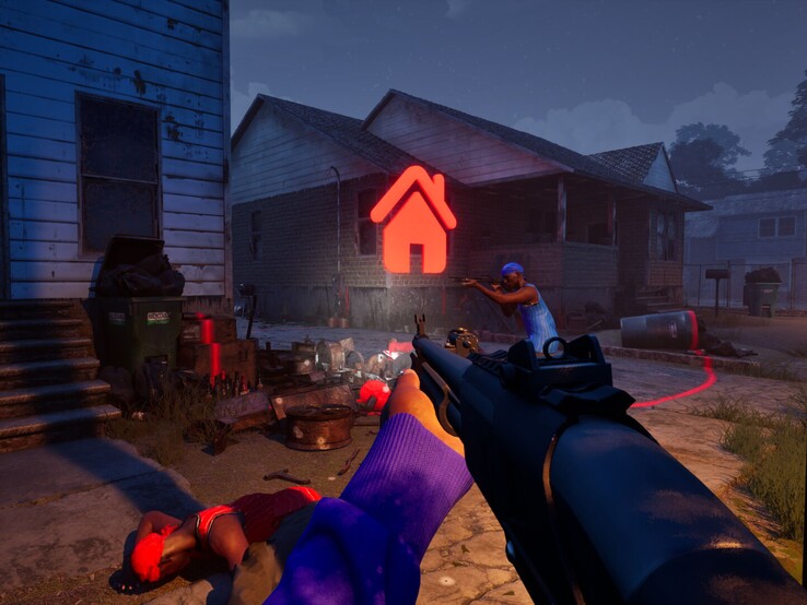 Dieser Screenshot zeigt dem Modus Turf War, in dem Spieler Punkte verteidigen müssen.