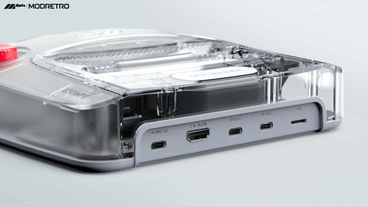 Verbaut sind HDMI, USB Typ C und ein Speicherkartenslot