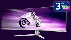 Gut betuchte 5K-Zocker können den Evnia 49M2C8900 OLED-Gaming-Monitor aktuell günstig bestellen (Bild: Philips)