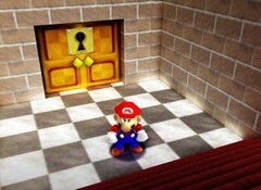 Auch aktuelle Render-Techniken lassen Super Mario kein bisschen jünger aussehen. (Bild: Nintendo / Unreal)