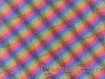 Dickes mattes Overlay lässt die Pixel körnig erscheinen
