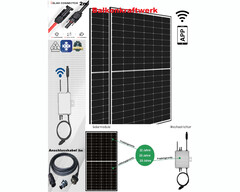 Versandkostenfreies Balkonkraftwerk mit Wi-Fi (Bild: Schwimmbadtechnik.TB)