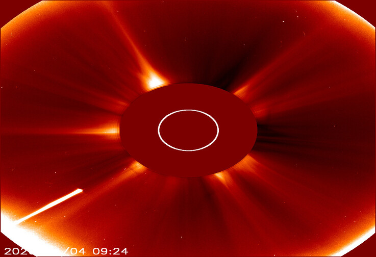 Der Komet C/2026 A1 (MAPS) auf dem Weg zur Sonne