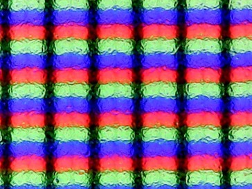 Matte Oberfläche und RGB-Subpixel