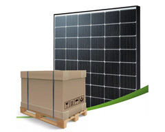 Bifaziales Solarmodul für höheren Stromertrag (Bild: Ja Solar, Tepto - bearbeitet)