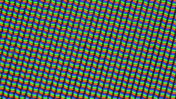 Subpixelstruktur des Displays