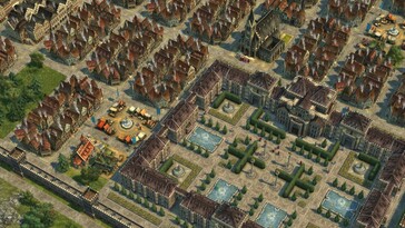 Eine Stadt in Anno 1404 - History Edition.
