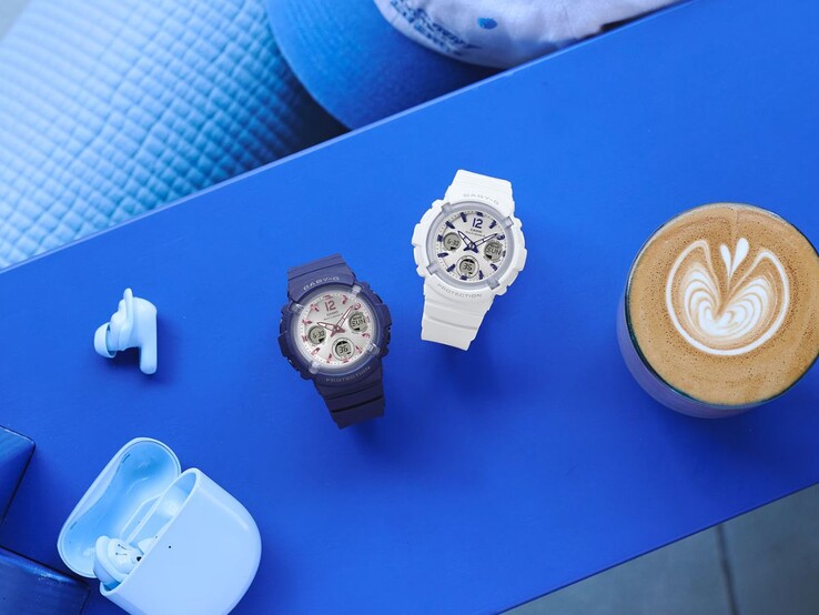 Die Casio G-Shock Baby-G BGA-2800-2A2 (links) und BGA-2800-7A3 (rechts)