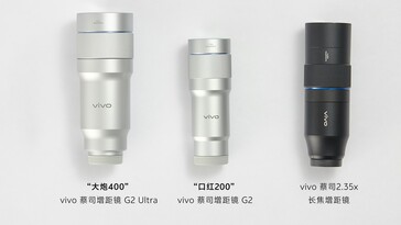 Drei Zeiss-Telekonverter hat Vivo bis zum X300 Ultra Launch bisher auf den Markt gebracht.