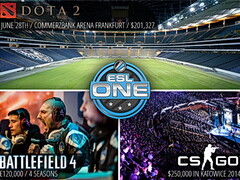 ESL One: Deutschlands größtes eSport Turnier aller Zeiten in der Commerzbank-Arena