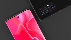 Das Huawei P50 Pro+ dürfte eine hochwertige Hauptkamera besitzen, im Konzept werden fünf Linsen inklusive Periskop-Zoom gezeigt. (Bild: @Hoilndi, Twitter)