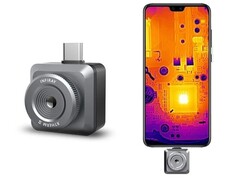 Die InfiRay T2L ist eine Wärmebildkamera, die per USB-C an Android-Smartphones angeschlossen wird