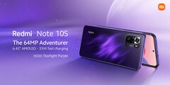 Das Redmi Note 10S gibt es nun auch in der neuen Farbvariante Starlight Purple. (Bild: Xiaomi)