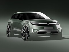 Der ID.2X von Volkswagen wurde in ersten Entwürfen gezeigt (oben). (Bildquelle: Volkswagen via Instagram)