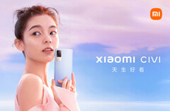 Das Xiaomi CIVI überzeugt vor allem die weibliche Kundschaft mit seinem schicken Design. (Bild: Xiaomi)