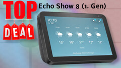 Top-Deal: Echo Show 8 (1. Gen) Smart Display mit Alexa zum Bestpreis von 65 Euro.