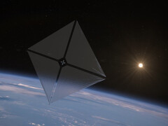 Ist es groß genug, klappt's auch mit dem Segeln im Weltall. (Bild: NASA/Aero Animation/Ben Schweighart)