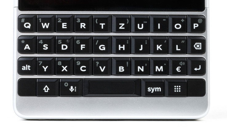 physische Tastatur des BlackBerry Key2