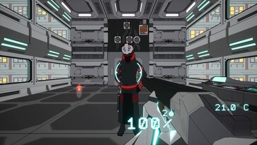 Im Bild: Ein Gameplay-Screenshot aus Cyberfrags '69.