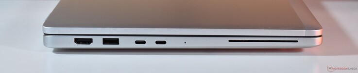 links: HDMI, USB-A 3.2 Gen 1, 2x Thunderbolt 4, Smartcard Reader