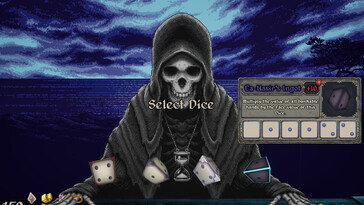 Im Bild: Ein Gameplay-Screenshot aus Dice With Death.